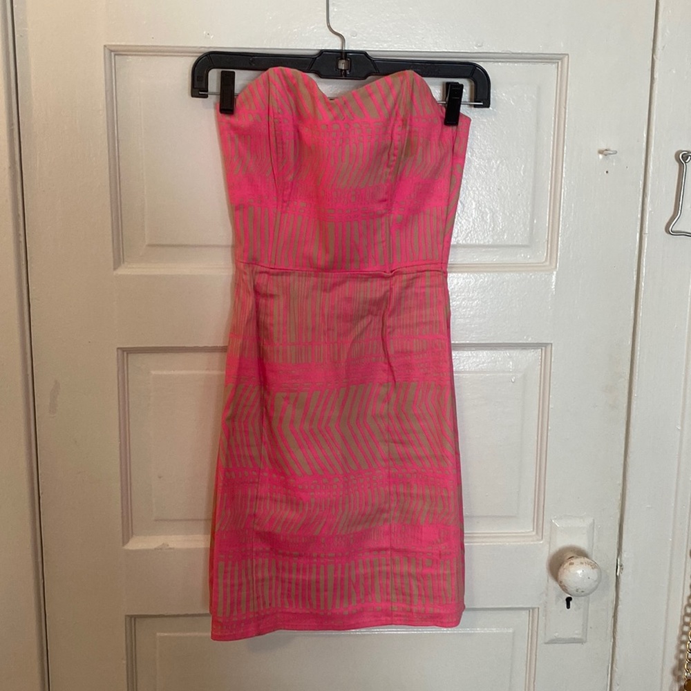 Mini, form fitted dress, pink, H&M, size 4